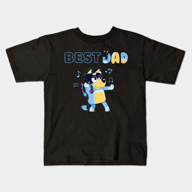 best dad Kids T-Shirt by A3+arsitekture